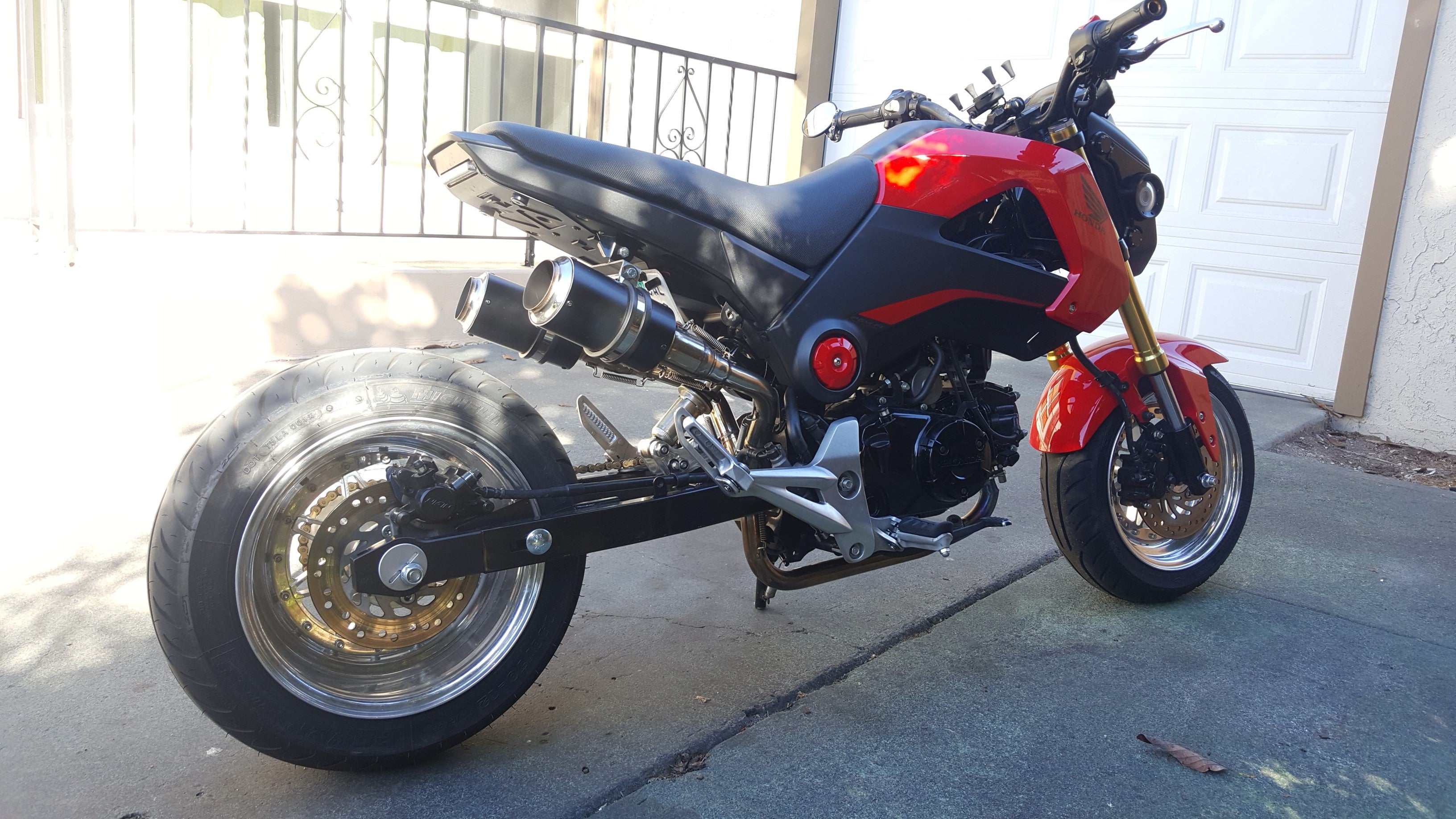 Honda Grom One Piece Style Complete Fatty Wheel Kit image 2