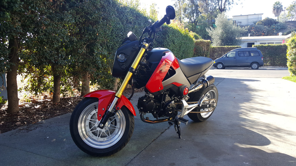 Honda Grom One Piece Style Complete Fatty Wheel Kit image 4