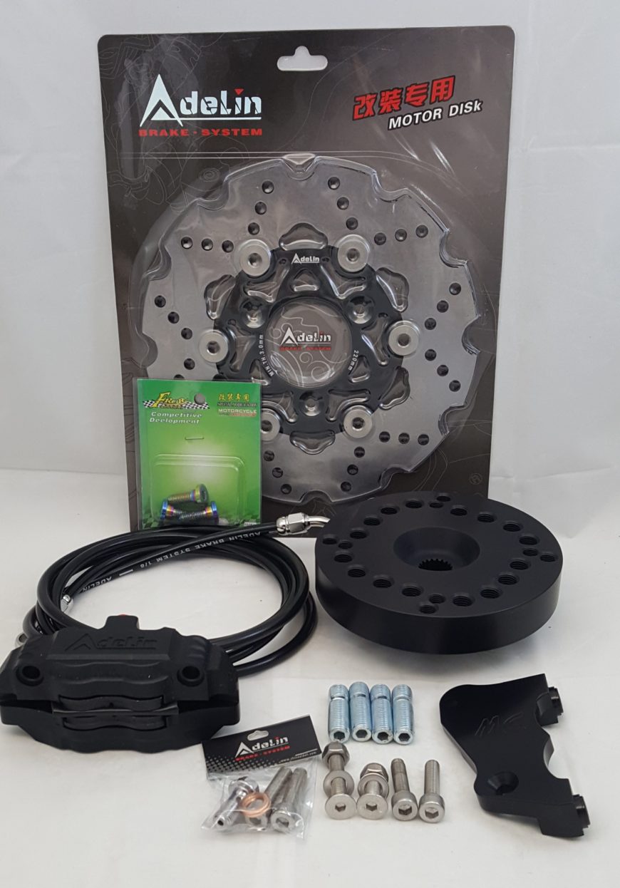 Rear Disk Brake Kit for GY6 Machined MachinesMachined Machines